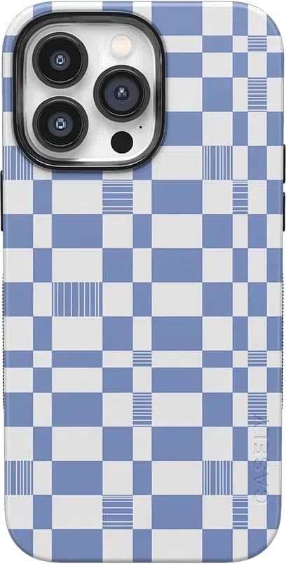 Casely iPhone 14 Pro Max Case | Reality Check | Periwinkle | Bold Protective Design | Compatible with MagSafe - color: Reality Check | Periwinkle