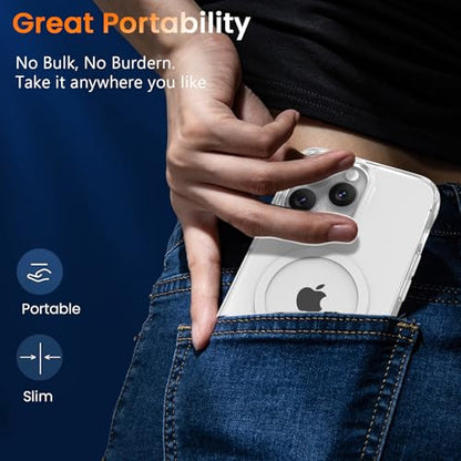 WRJ Magnetic Clear Case for iPhone 11 Pro Max 6.5-Inch,Clear | Fit for Magsafe,Military Grade Drop Protection,Non-Yellowing Anti-Scratch Ultra Slim Transparent Shockproof Phone Case - size: For iPhone 11 Pro Max 6.5 Inch