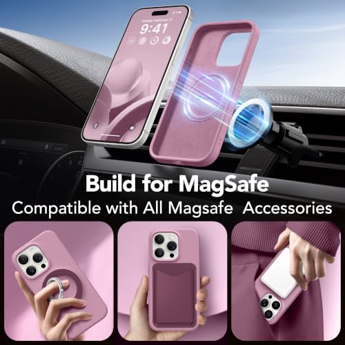GONEZ Magnetic for iPhone 15 Pro Max Case, Silicone Cover Blackcurrant - color: Blackcurrant, size: Iphone 15 Pro Max
