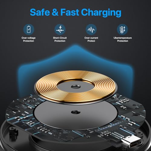 Wireless Charger 30W, 30W Fast Wireless Charging Pad For iPhone 15 14 13 12 11 X 8, Samsung Wireless Charger For Galaxy S24/S23/S22/S21/S20/S10/S9/S8/Note20/10/9/8, Air Pods/Galaxy Buds, Pixel/LG G8 7