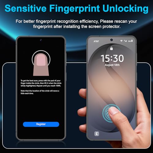 Mothca 2 Pack Matte Glass Screen Protector for Samsung Galaxy S26 6.3-inch + 1 Set Camera Lens Protector [Auto Fit Box] Dust Free Easy Installation Anti-Glare Tempered Glass, Smooth as Silk