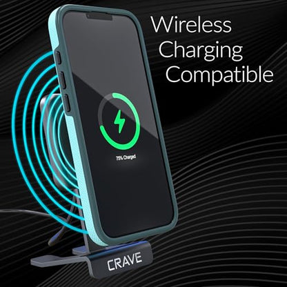 Crave for iPhone 17e Case and iPhone 16e Case, Shockproof Protection Dual Layer Case for iPhone 17e, iPhone 16e (6.1 inch) - Aqua - color: Aqua