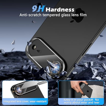 imluckies 3 Pack for iPhone 17 Air 6.5" Camera Lens Protector, HD Clear Tempered Glass Camera Accessories, 9H Hardness Anti-Scratch Screen Cover, Case Friendly[Not Affect Night Shots] - size: 17 Air-Clear