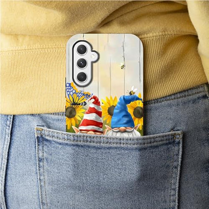 Garden Gnome Phone Case for Samsung Galaxy S25, Dual Layer Shockproof Rugged Cover with Soft TPU + Hard PC, Anti-Scratch Slim Fit Wireless Charging Compatible - color: Garden Gnome, size: 6.2" Galaxy S25