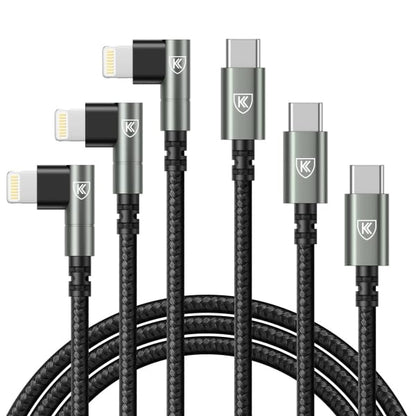 USB C to Lightning Cable 10FT [Apple MFi Certified] iPhone Charger Cable - color: Grey, size: 10FT, style: USB C to Lightning