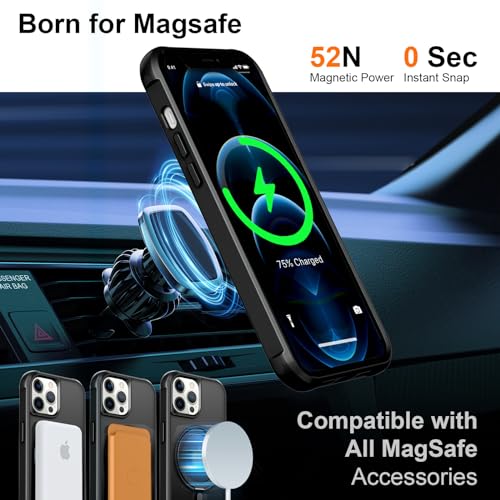 360°Magnetic Swivel Ring for iPhone 12/12 Pro case-Black - color: Black, size: iPhone 12 Pro