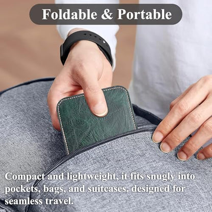 Airplane Travel Essentials for Flying Flex Flap Cell Phone Holder & Flexible Tablet Stand for Desk, Bed, Treadmill, Home & in-Flight Airplane Travel Accessories(1-Crazy Green) - color: 1-Crazy Green