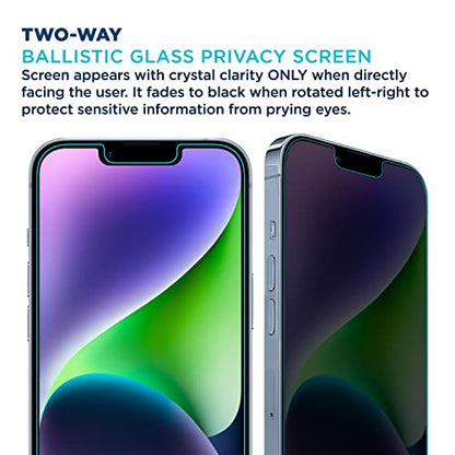 Tech Armor Privacy Screen Protector for iPhone 14 Plus & 13 Pro Max 1-Pack - size: iPhone 14 Plus / 13 Pro Max-6.7 Inch