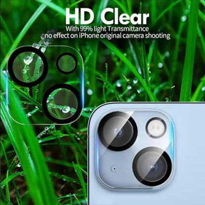 1 Pack Privacy Screen Protector for iPhone 13 [6.1 inch] + 1 Pack Camera Lens Protector, Anti Spy Private Tempered Glass Film,[9H Hardness] - HD