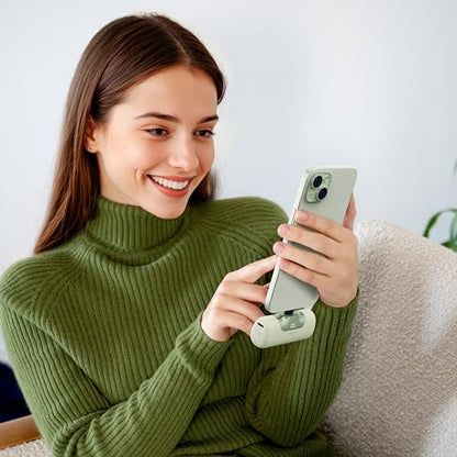 iWALK Portable Charger 5500mAh Next-Gen Small Power Bank 22.5W Fast Charging Battery USB-C Portable Phone Charger for iPhone 18/17/16/15 17 Plus 17 Pro Max iPad, Samsung Galaxy S25 S24 Android, Green - color: Green