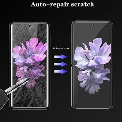 [3 Sets 12PCS] Matte Screen Protector for Samsung Galaxy Z Flip 7,Soft TPU Film Ultra-Thin Anti-Glare Screen Protectors - size: for Z Flip 7