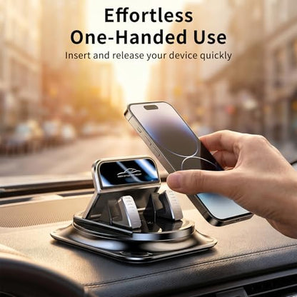 Fodeuxp 360 Degree Rotatable Car Phone Holder, 2026 New Non-Slip Dashboard Cell Phone Holder, Universal Car Phone Mount Stand for Best Navigation and Viewing (A) - color: A