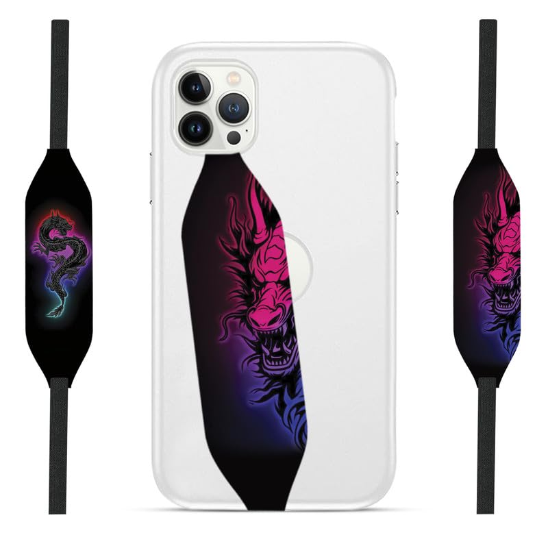 Switchbands Phone Grip Strap - Pack of 2 Reversible Finger Holder for Phone Back, Customizable Anti-Slip Design, Wireless Charging Compatible Detachable Holder for iPhone - Wyrms's Whims