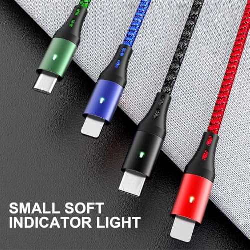 Multi Charging Cable 4 in 1 USB C Multiple Fast Charger Cable 4ft - color: Black2