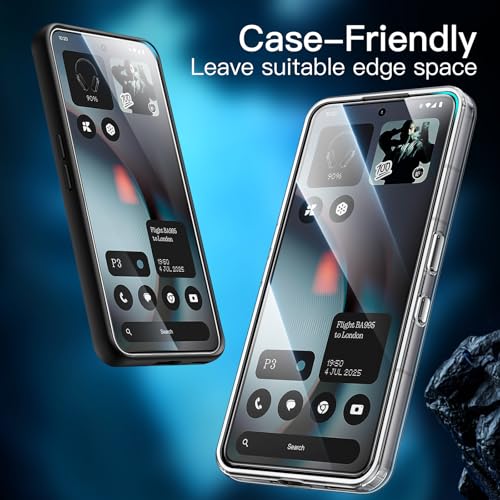 JETech Screen Protector for Nothing Phone 3, 3-Pack | 9H Tempered Glass, HD Clear, Anti-Scratch Protection, Easy Installation Tool - size: Nothing Phone 3