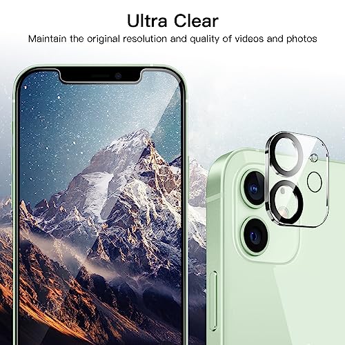 JETech Screen Protector for iPhone 12 mini, 2+2 Pack - size: iPhone 12 mini