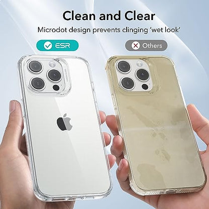 ESR Clear Case for iPhone 15 Case, Shockproof Thin Cover, Yellowing-Resistant Slim Transparent TPU Phone Case, Zero Series, Clear - color: B-Clear
