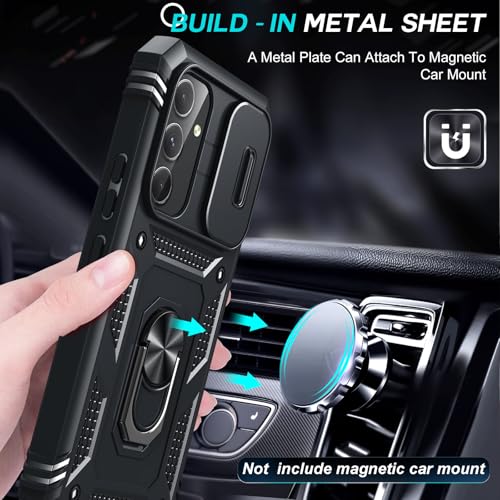 LeYi for Galaxy A54-5G Phone Case Military-Grade Shockproof, Black - color: Black, size: Galaxy A54 5G (6.4'')