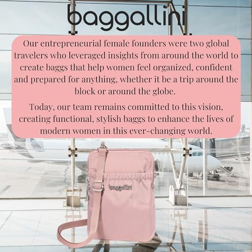 Baggallini RFID Bryant Pouch - color: Woodrose