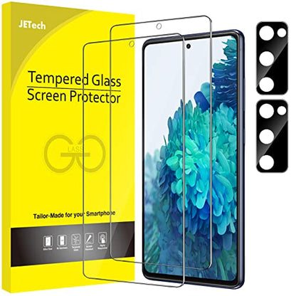 JETech Screen Protector for Galaxy S20 FE, 2+2 Pack - size: Galaxy S20 FE
