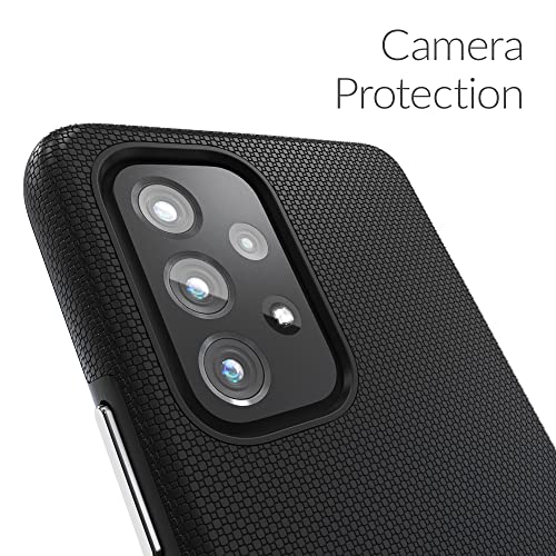 Crave for Samsung Galaxy A53 Case, Shockproof Protection Dual Layer Case for Galaxy A53 5G (6.5 inch) - Black - color: Black