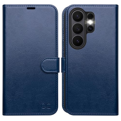 OCASE for Samsung Galaxy S26 Ultra Wallet Case, Card Holder, Blue | RFID Blocking, Kickstand, Magnetic Closure, PU Leather Flip Folio, Shockproof TPU Shell, Protective Phone Cover (6.9") 2026 - color: Blue, size: Samsung Galaxy S26 Ultra