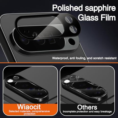 Wiaocit Tempered Glass Camera Lens Protector for Google Pixel 10 Pro XL - color: Google Pixel 10 Pro XL-Black