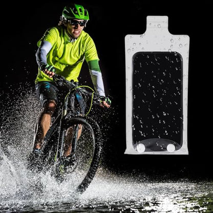 Cycling Waterproof Phone Bag Rain Protection Touch Control | Cell Phone Pouch for Bike Cycling for Kayaking Boating Travel Men Women Food Delivery Riders