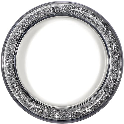 metisinno Magnetic Base Compatible with PopSocket Phone Grips and iPhone MagSafe Cases, Black Sparkle Glitter - color: Sparkle Black