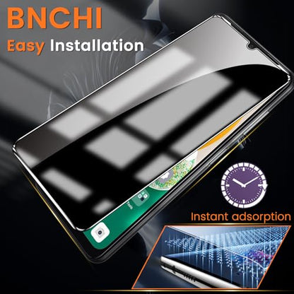 3+3 Pack for Samsung Galaxy A13 5G Privacy Screen Protector with Camera Lens Protector, Anti-Spy Tempered Glass Film, 9H Hardness, Anti-Scratch, Touch Sensitive - size: Galaxy A13