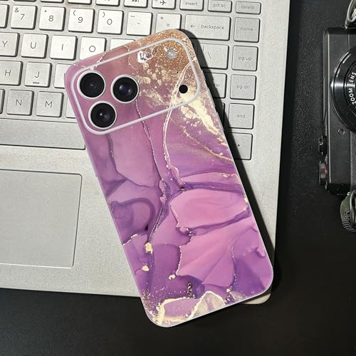 Skin Wrap Compatible with 13/14/15/16/17 Pro Max (Purple, 17 Pro Max) - color: Purple, size: 17 Pro Max
