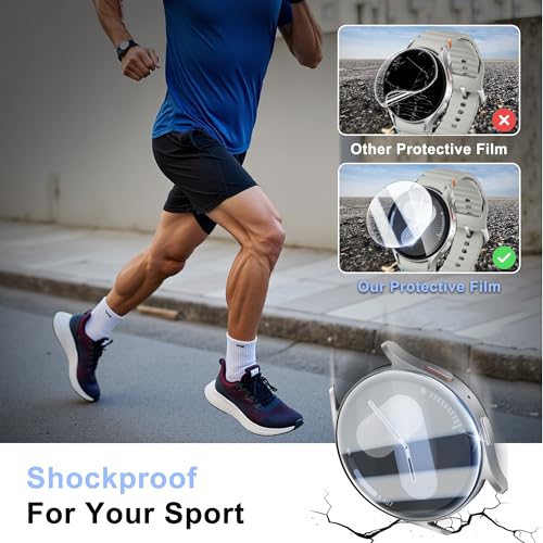 6 Pack for Samsung Galaxy Watch 7/6/5/4/FE Screen Protector 40mm | HD Tempered Glass Protective Film, Anti Scratch, Bubble Free, Touch Sensitive, Anti Fingerprint - size: For Galaxy Watch 7/6/5/4/FE 40mm 1.57 Inch