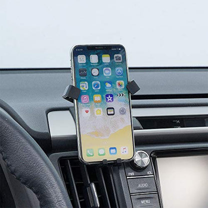 Universal Car Phone Holder Fit for Toyota RAV4 2013 2014 2015 2016 2017 2018 Air Vent Phone Mount Adjustable, Car Phone Cradle Fit for iPhone Samsung 4-7 Inches Smartphone - style: RAV4 13-18 Carbon Fiber