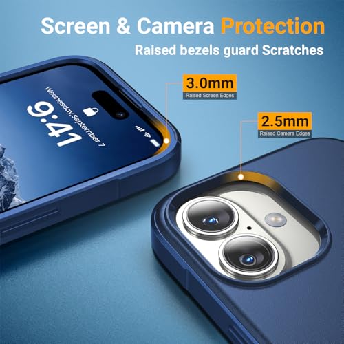 jaroco Magnetic for iPhone 17 Case Heavy Duty Rugged Dual-Layer Blue - color: Blue, size: iPhone 17