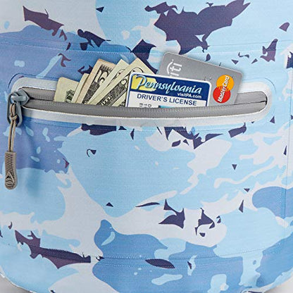 Skog Å Kust DrySak Roll Top Waterproof Bag, 5, 10 & 20 Liter - color: Blue Camo, size: 10 Liter