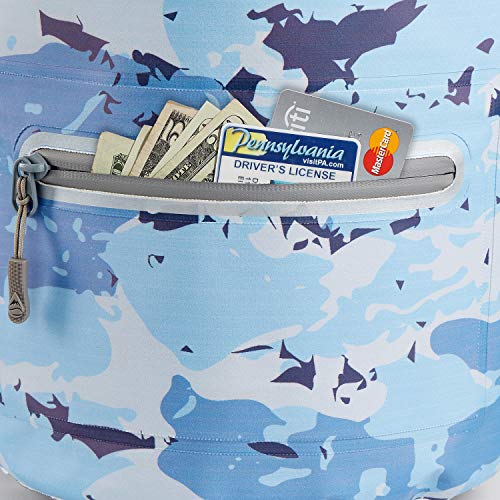 Skog Å Kust DrySak Roll Top Waterproof Bag, 5, 10 & 20 Liter - color: Blue Camo, size: 20 Liter