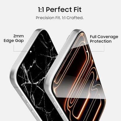 Dust-Free Screen Protector Kit for iPhone 17 Pro Max — HD Tempered Glass Film with Auto Alignment Frame, Bubble-Free Easy Installation (1-Pack / 2-Pack / 3-Pack) - size: 2 Pack