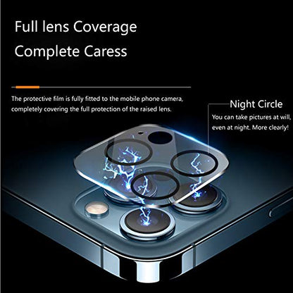 PEHAEL for iPhone 12 Pro Max Privacy Screen Protector+Camera Lens Protector
