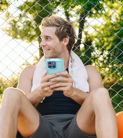 FNTCASE for Moto G 2026/2025 Case, Moto G Play 2026 Case Mint Green | Dual Layer, Shockproof Protective, Military Grade Drop Proof Protection, Rugged Hybrid Matte Textured Rugged Hard - color: Mint Green
