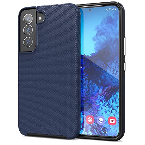 Crave for Samsung Galaxy S22 Case, Shockproof Protection Dual Layer Case for Samsung Galaxy S22 5G (6.1 inch) - Navy - color: Navy, size: Galaxy S22
