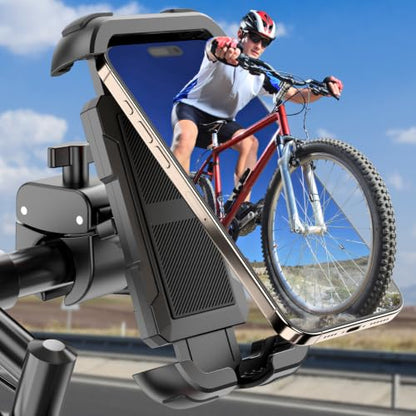 Bike Phone Holder, [Camera Friendly] Motorcycle Phone Mount for Scooter