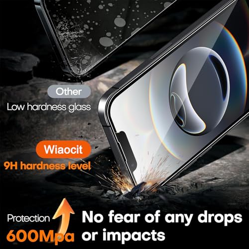 Wiaocit Tempered Glass Screen Protector for iPhone 16e/iPhone 17e - size: iPhone 16e/iPhone 17e-6.1 Inch