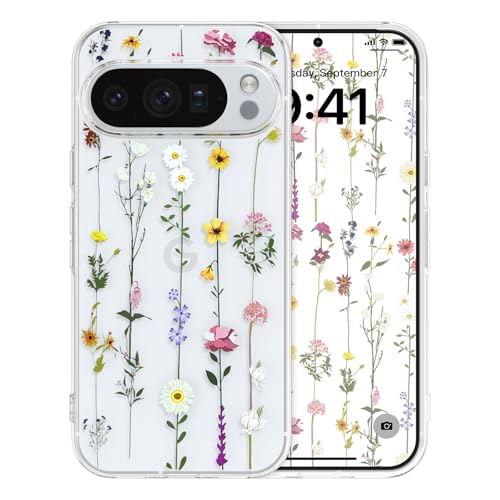 ZTOFERA Floral Case for Google Pixel 8 Pro,Cute Flower Pattern Case for Girls Women,Flexible Silicone Protective Slim Shockproof Bumper Phone Cover for Google Pixel 8 Pro,Clear - color: Clear, size: for Google Pixel 8 Pro