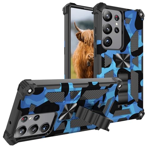 for Samsung Galaxy S26 Ultra Case Camo Phone Case, Blue - color: Blue, size: Samsung Galaxy S26 Ultra 5G