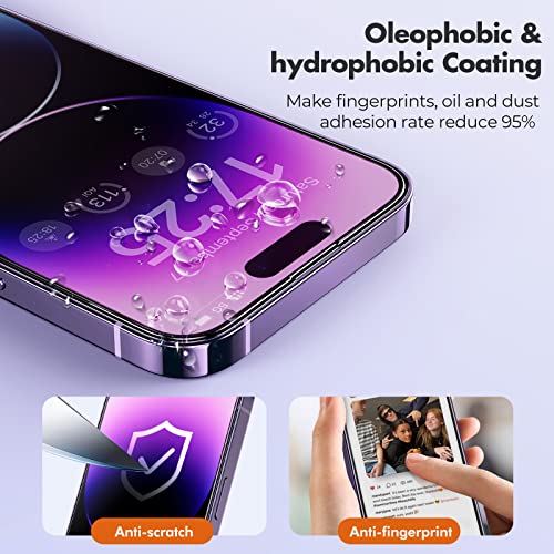 UNBREAKcable 3-Pack Screen Protector for iPhone 14 Pro Max Tempered Glass - size: iPhone 14 Pro Max