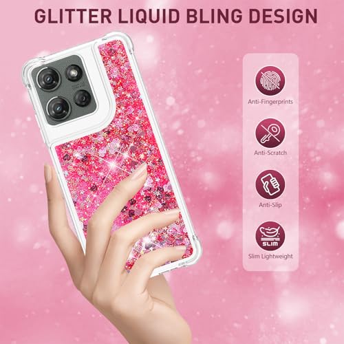 for Moto G 2025/2026 Case, Moto G Play 2026 Phone Case, Pink - color: Hot Pink