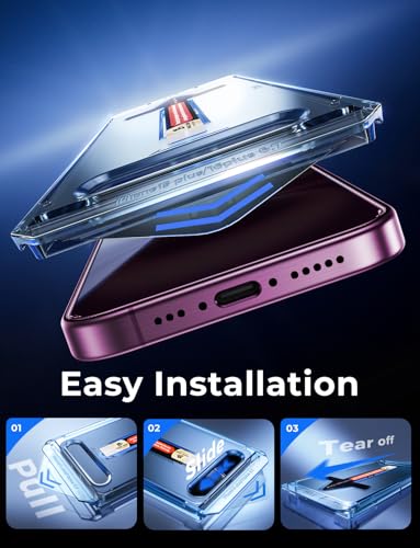 MAGIC JOHN 2 Pack for iPhone 16 Plus 6.7 inch Privacy Screen Protector - size: iPhone 16 Plus-6.7 inch