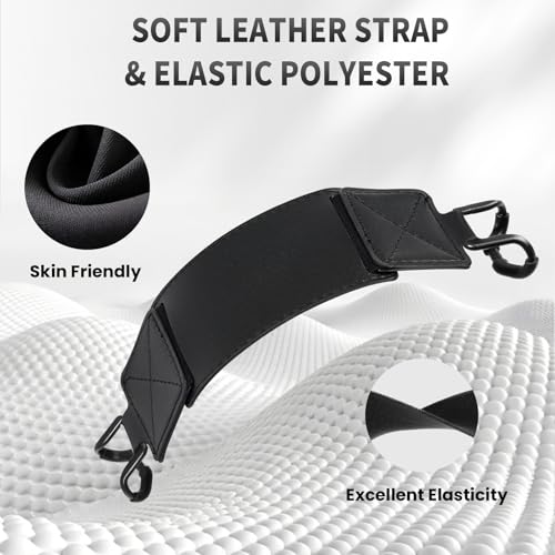 MoKo 2 Pack Hand Strap for 6-8" Kindle eReaders Tablets, Black+Shiny Black - color: Black+Shiny Black