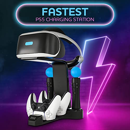 VR Charging Stand, PSVR Charging Station for PS5 - Black - color: PlayStation 5