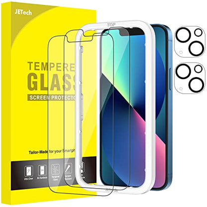 JETech Screen Protector for iPhone 13 mini, 2+2 Pack - size: iPhone 13 mini